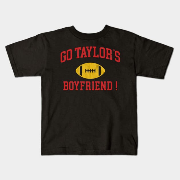 Go Taylor's Boyfriend Kids T-Shirt by MakgaArt